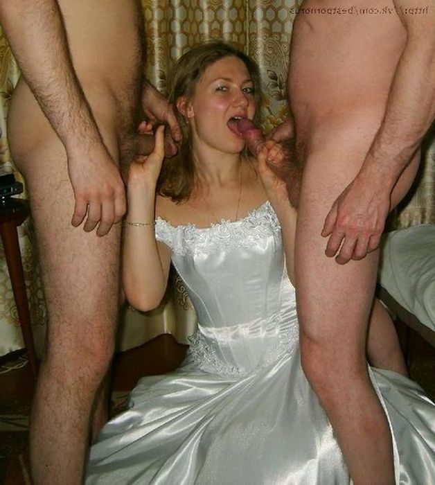 Молодые невесты не против групповушки перед свадьбой
